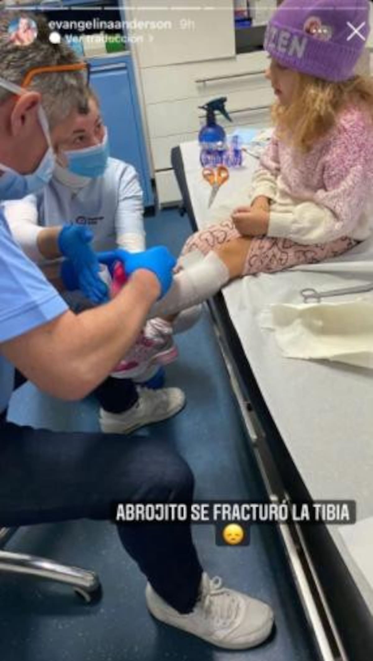 Historia de Instagram de Evangelina Anderson