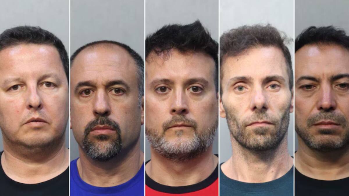Argentinos detenidos por robar en un shopping de Miami.