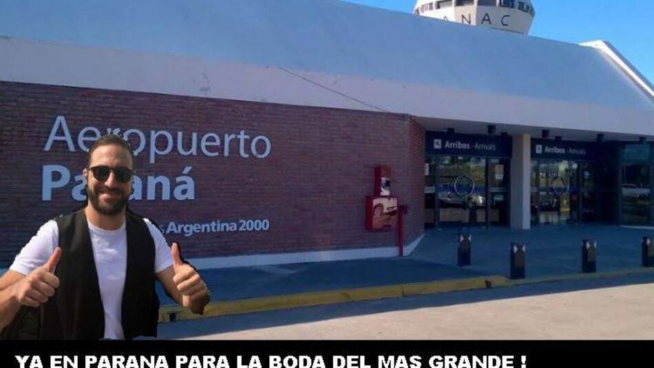 Meme de Boda de Messi - Pipa Higuaín