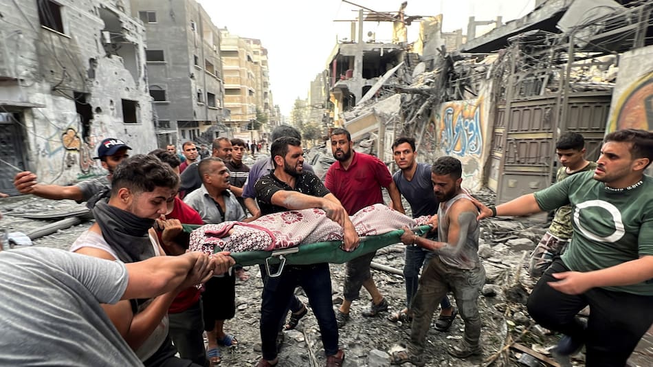 Bombardeos a Gaza. Foto: Reuters.