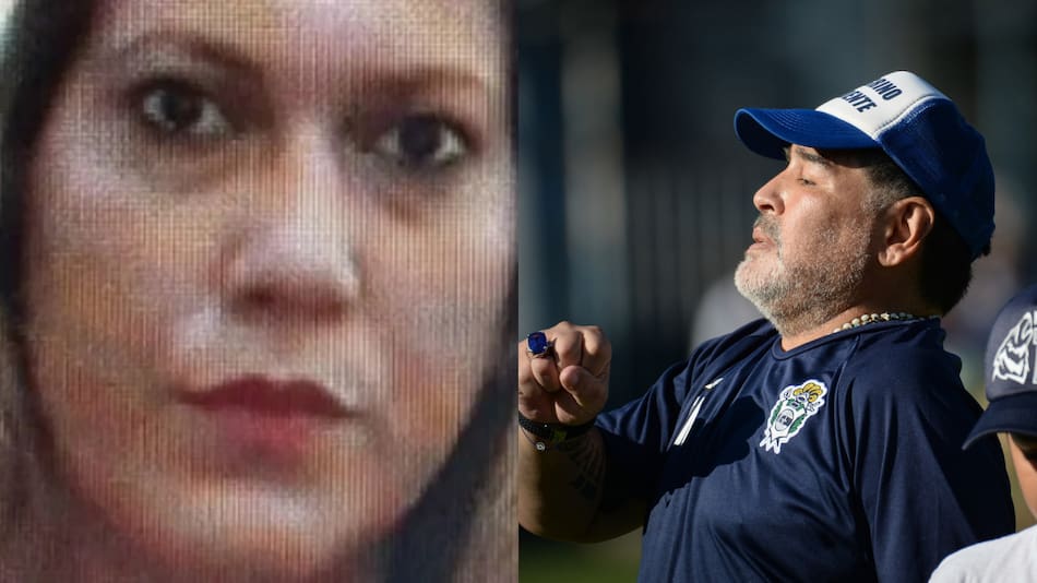 Gisella Dahiana Madrid, la enfermera acusada por la muerte de Diego Maradona. Fotos: NA.