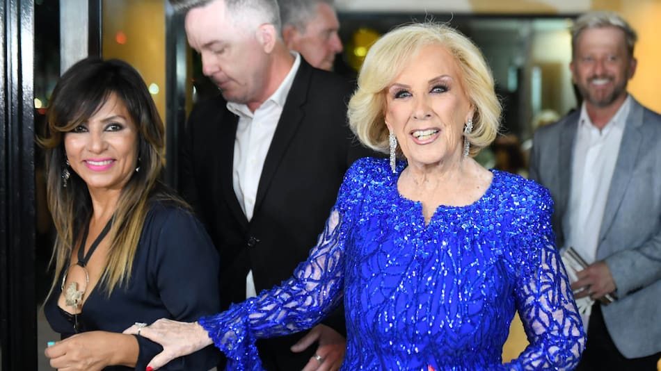 Mirtha Legrand en su cumpleaños número 97. Foto: NA.