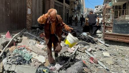 Destrucción en la Franja de Gaza. Foto: Reuters