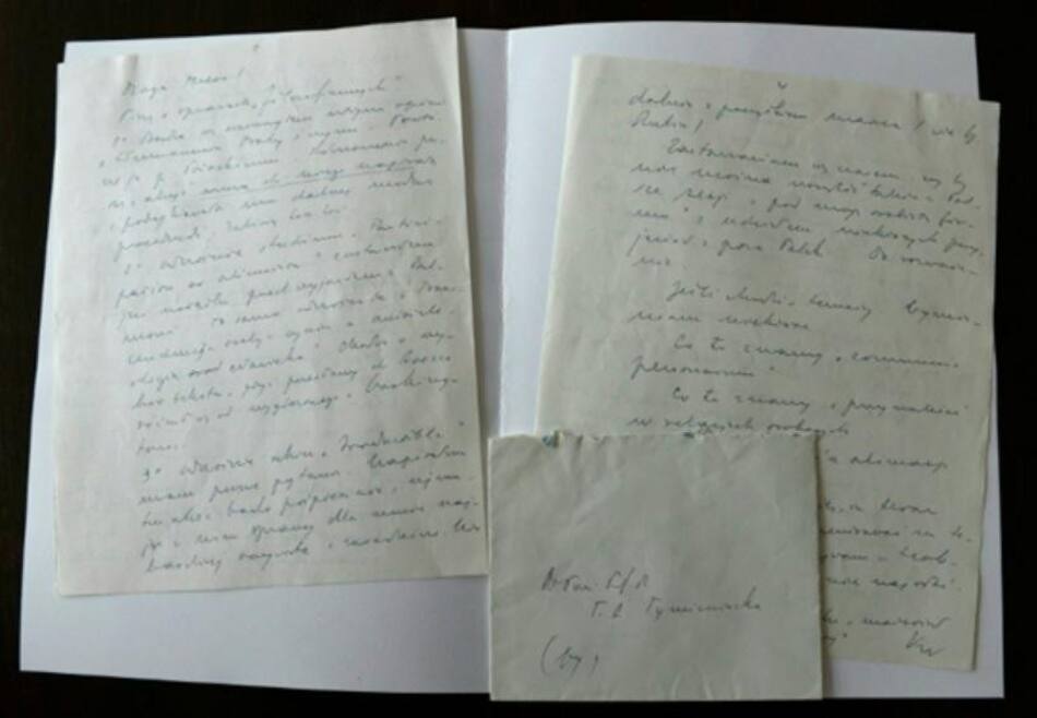 Juan Pablo II, Karol Wojtyla, Anna-Teresa Tymieniecka, cartas, foto Bill y Jadwiga Smith