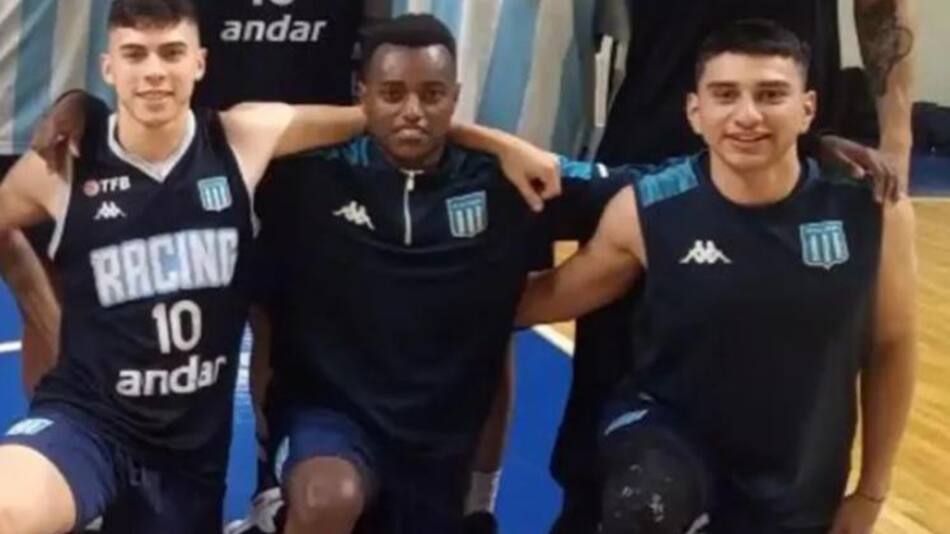 Alfieri Welega Fresno, jugador de Racing agredido por racismo. Foto: NA.
