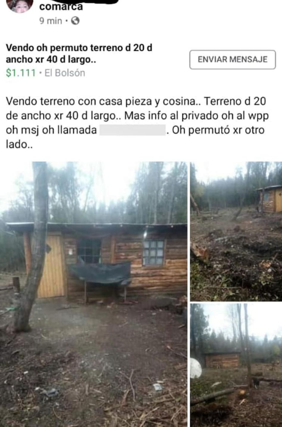 Toma de terrenos en El Bolsón, venta de tierras online
