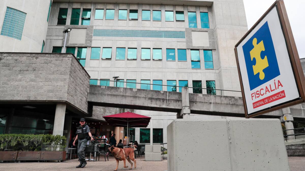 El edificio de la Fiscalía de Colombia donde se presentó a declarar Olmedo López. Foto: EFE