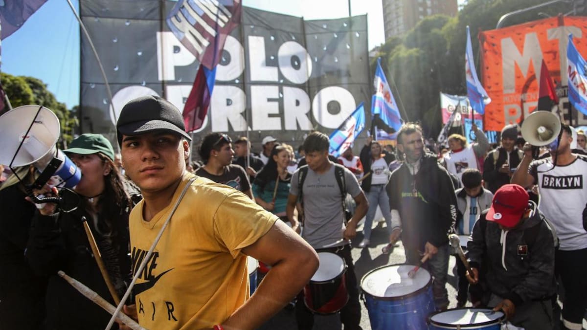 Polo Obrero, manifestación, corte, reclamos, piquete, NA