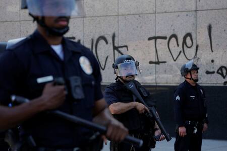 Policía de Estados Unidos. Foto: Reuters/Mike Blake.