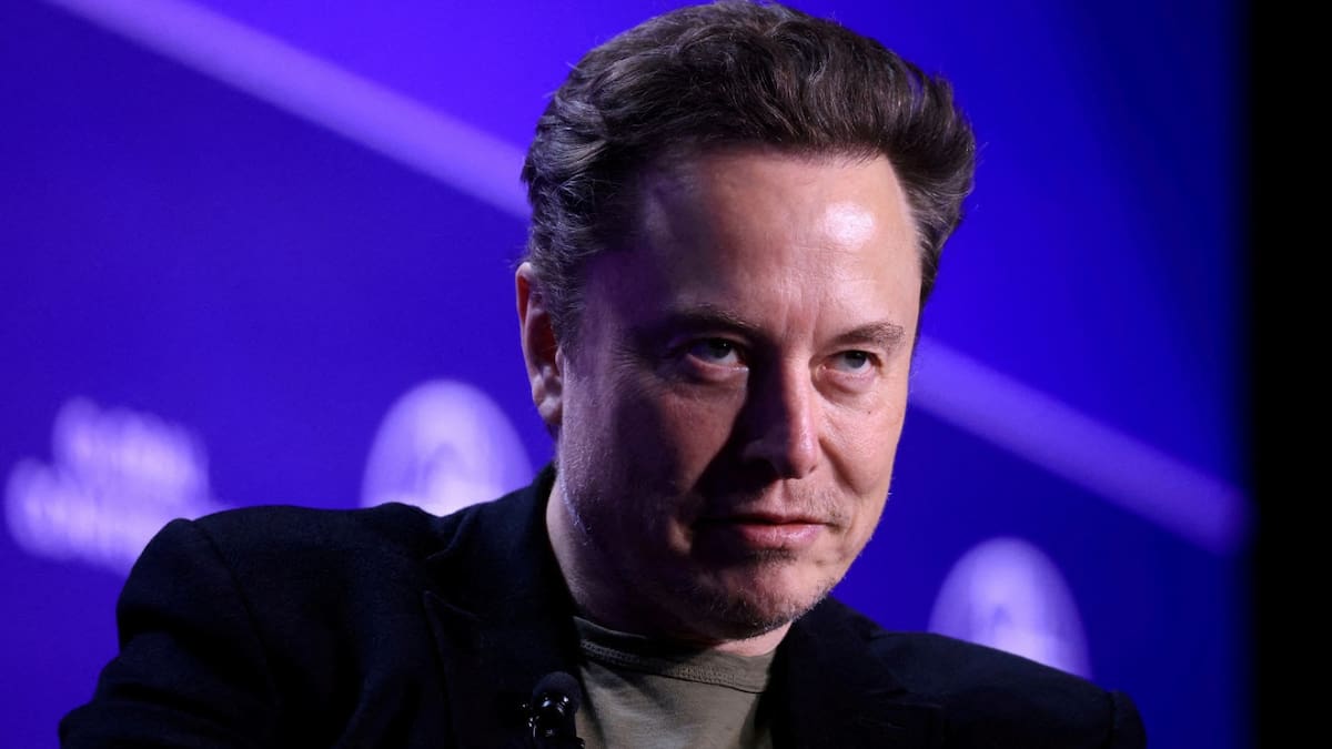 Elon Musk, en conflicto con Brasil por el veto a X. Foto: Reuters