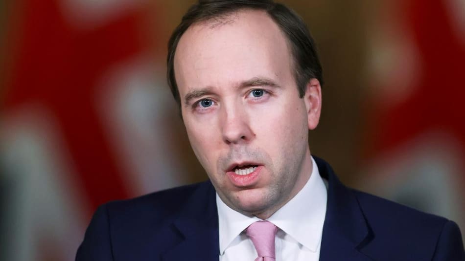 Exministro de Salud del Reino Unido, Matt Hancock, Reuters