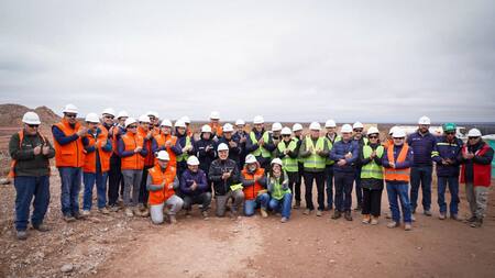 Flavia Royon, recorrió la Estación de Medición (EMED) del km 0 del Gasoducto Presidente Néstor Kirchner.