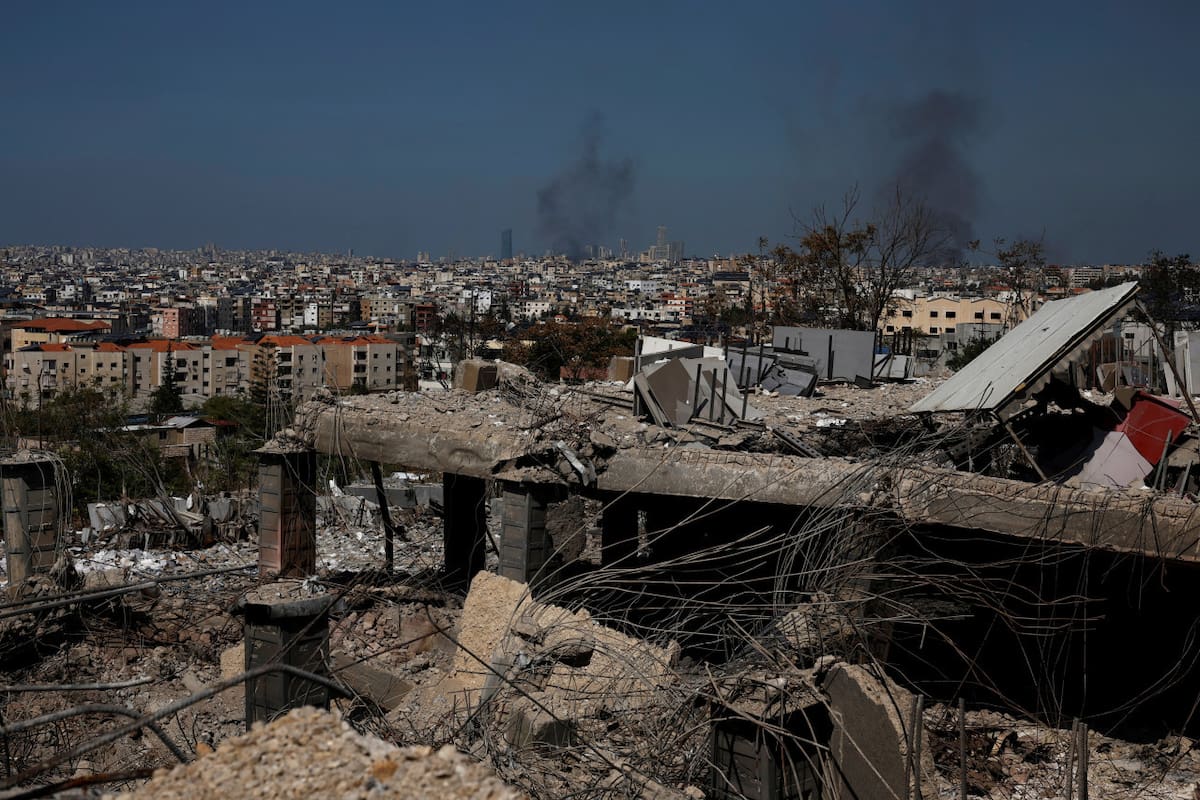 Destrozos en el Líbano. Foto: Reuters.