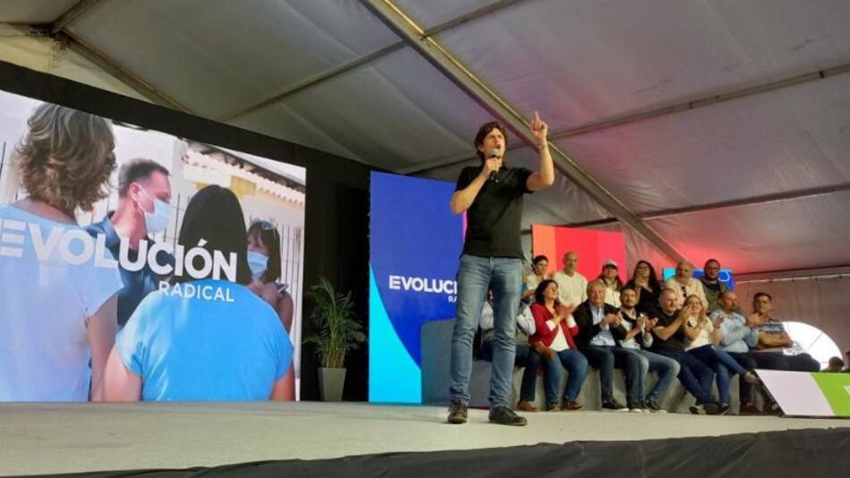 Con un acto en Sante Fe, Martín Lousteau abrió la pelea interna en la UCR y JxC rumbo a 2023. Foto: NA.