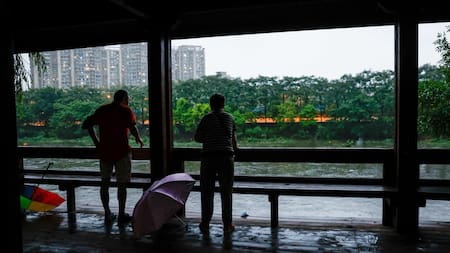 Temporal en China. Foto: EFE