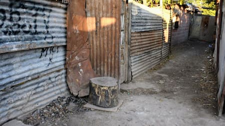El lugar del crimen en Rosario. Foto: Clarín