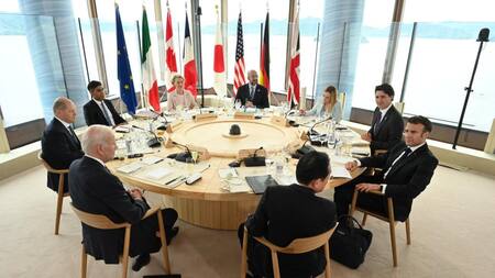 Lideres del G7. Foto: Reuters