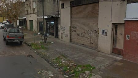 Lugar donde fueron encontrados los cuerpos de madre e hija, foto NA