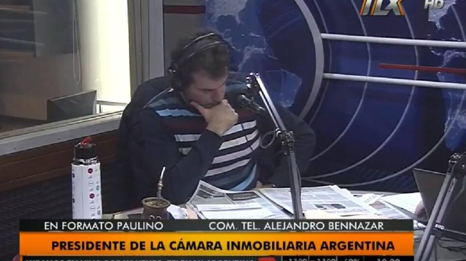 Alejandro Bennazar, Presidente de la Cámara Inmobiliaria Argentina - Radio Latina