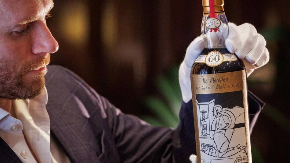 La botella de The Macallan 1926. Foto: Sothebys