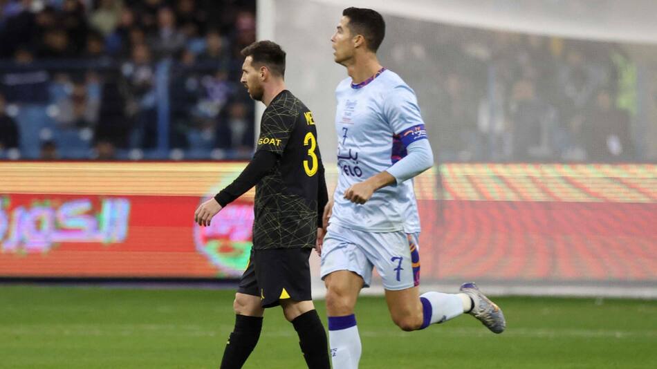 Lionel Messi y Cristiano Ronaldo. Foto: EFE