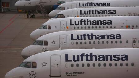 Aviones de la aerolínea Lufthansa. Foto: Reuters.