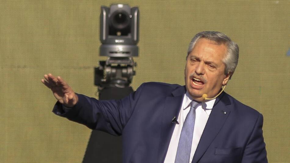 Alberto Fernández, presidente de Argentina, conferencia, NA