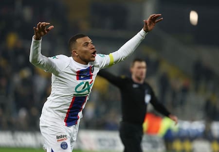 Kylian Mbappé; Copa de Francia. Foto: Reuters.