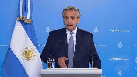 El presidente Alberto Fernández anuncia medidas para reducir la inflación, NA