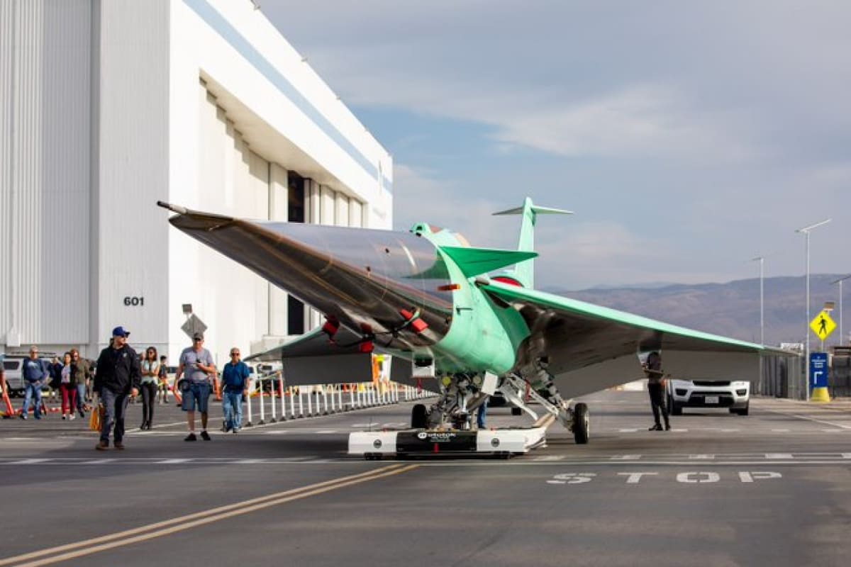 La aeronave experimental, X-59. Foto: X/@NASA