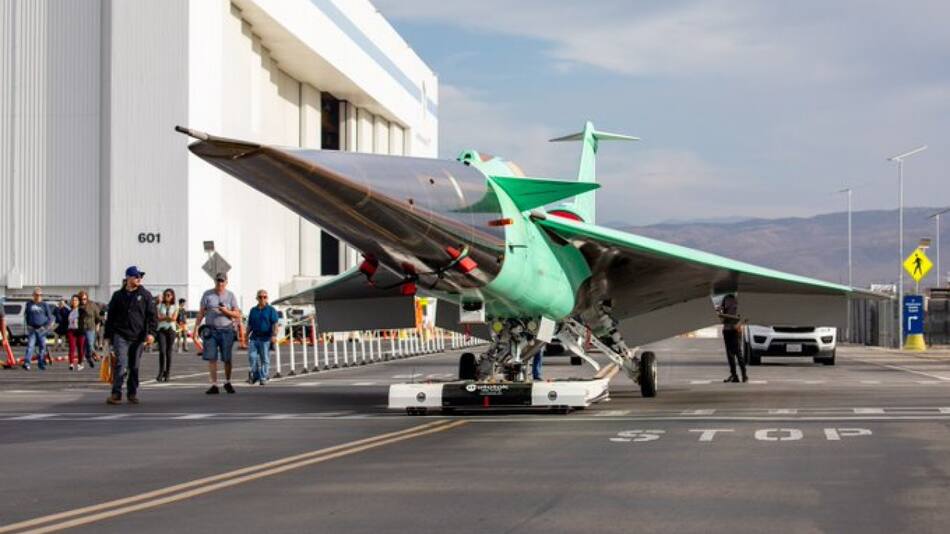 La aeronave experimental, X-59. Foto: X/@NASA