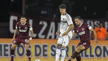 Boca Juniors y Lanús se verán las caras en los octavos de final del Torneo Apertura 2025. Foto: NA.