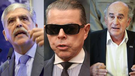 Julio De Vido, Oscar Parrilli y Norberto Oyarbide