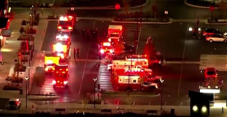 Tiroteo en universidad de Baltimore. Foto: captura Reuters.