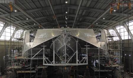 El buque 100% eléctrico que conectará Argentina y Uruguay. Foto: Buquebus