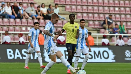 Argentina vs Ecuador; Sudamericano Sub 20. Foto: X @Argentina