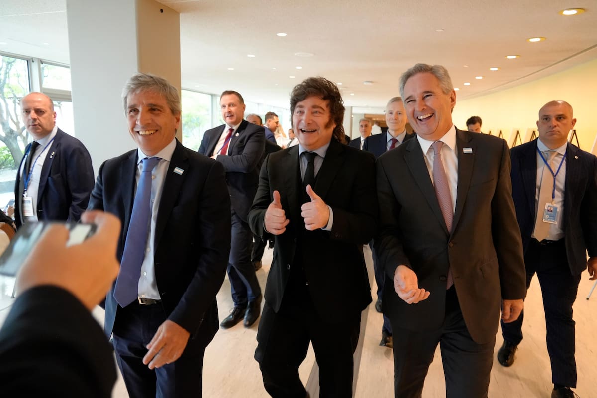 La comitiva argentina se reunió con funcionarios israelíes.