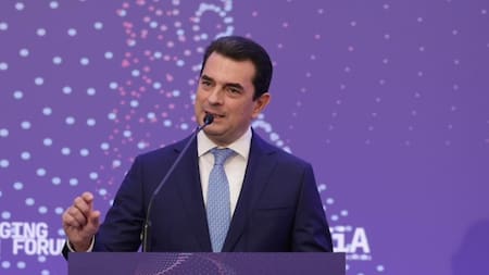 Kostas Skrekas, ministro de Desarrollo. Foto: Instagram @kostas_skrekas.