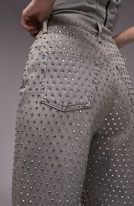 Jeans con brillo. Fuente: Pinterest