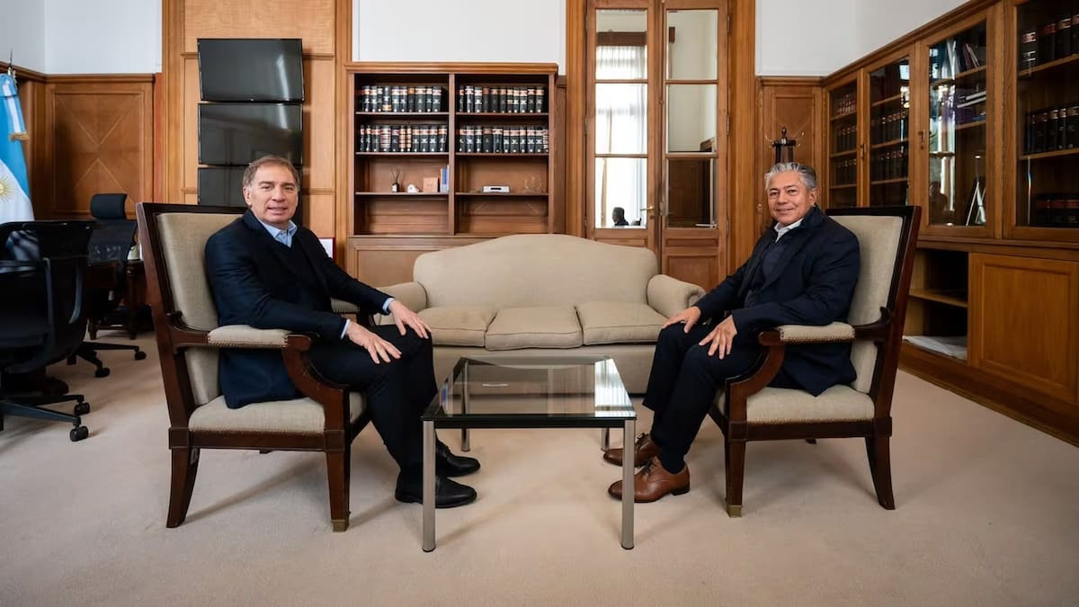 Diego Santilli y Rolando Figueroa