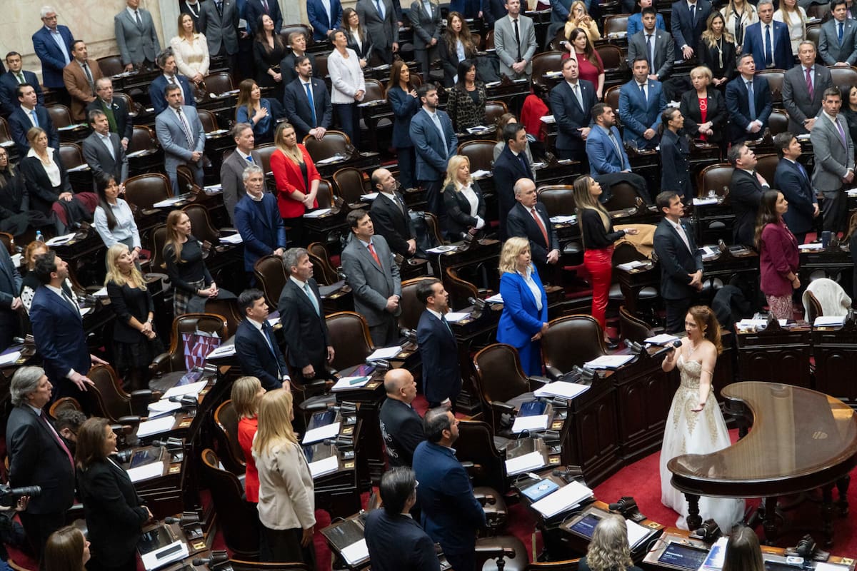 Sesión en la Cámara de Diputados