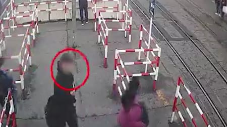 Al borde de la tragedia en Liniers. Foto: captura.