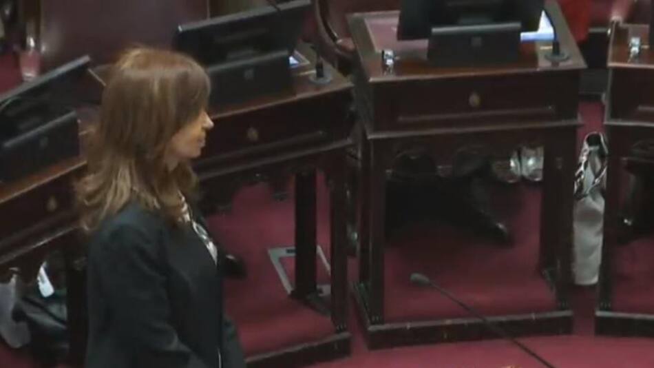 Jura de Cristina Kirchner como senadora nacional
