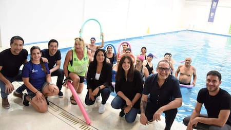 Leo Nardini, Noe Correa y Luis Vivona, realizaron la reapertura del Gimnasio Municipal de Malvinas Argentinas