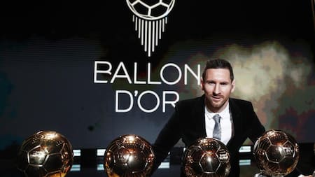 Lionel Messi, Balón de Oro. Foto: EFE