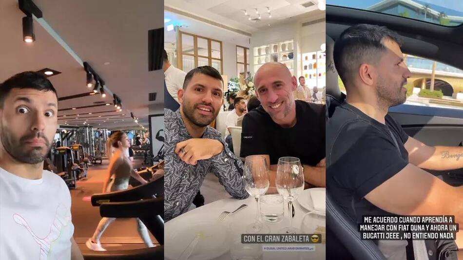 Kun Agüero, vacaciones