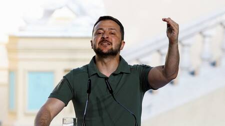 Volodimir Zelenski, presidente de Ucrania. Foto: Reuters.