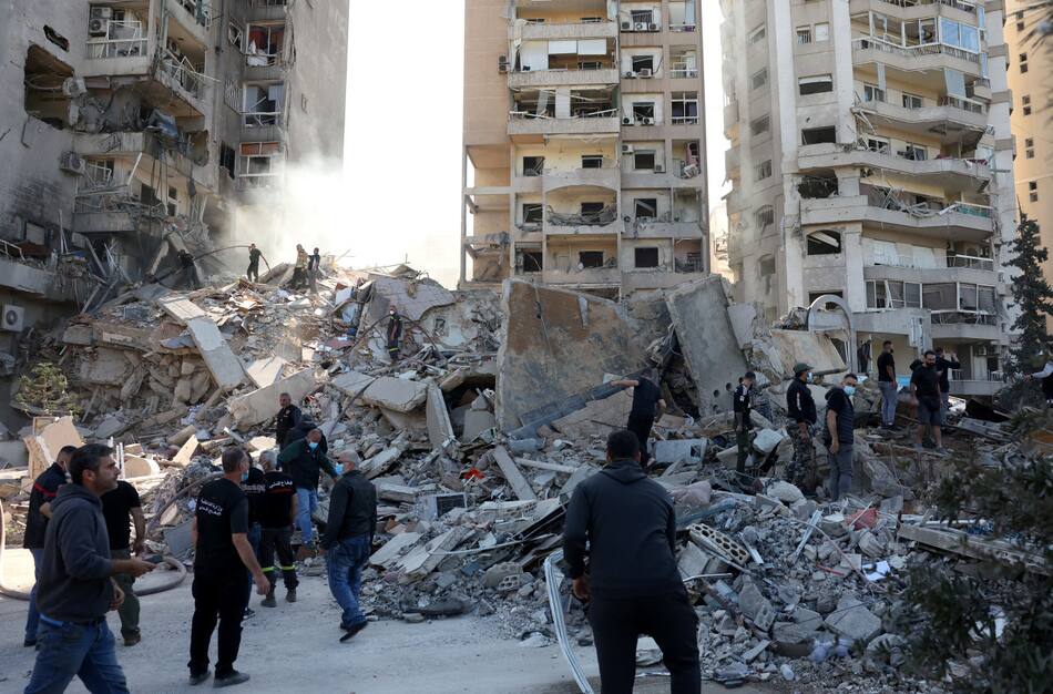 Ataques de Israel contra Hezbollah en el Líbano. Foto: Reuters.