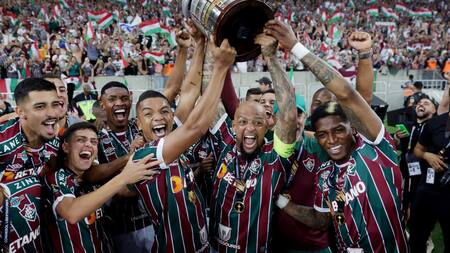 Fluminense campeón de la Copa Libertadores. Foto: Reuters.