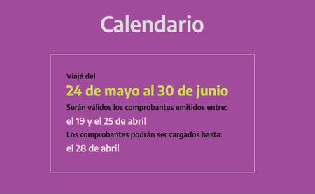 PreViaje 4 calendario